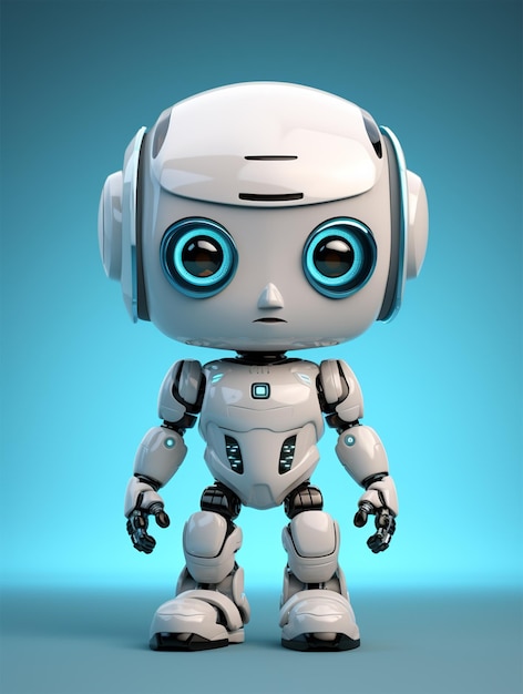 simpatico cartone animato robot