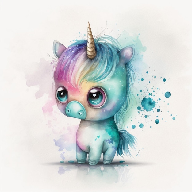 Simpatico unicorno Chibi 19