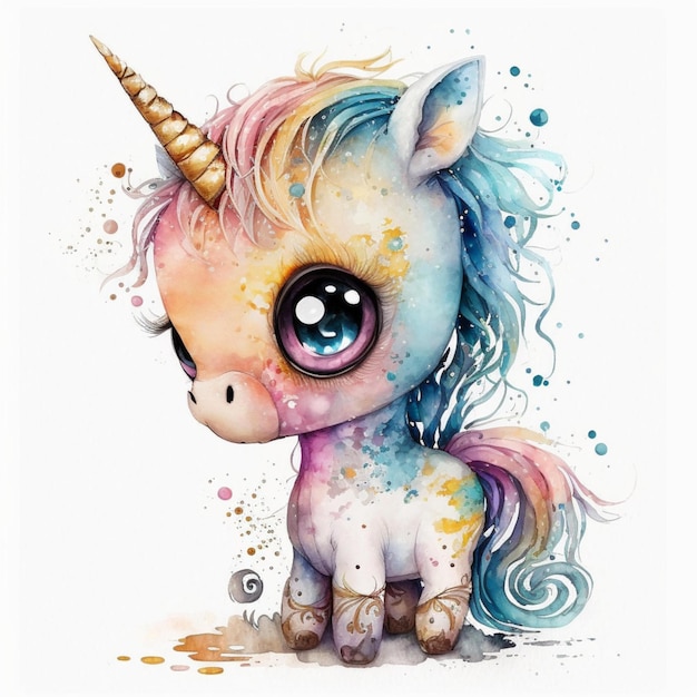 Simpatico unicorno Chibi 2