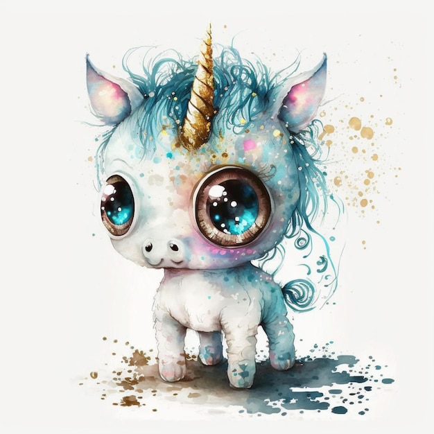 Simpatico unicorno Chibi 35