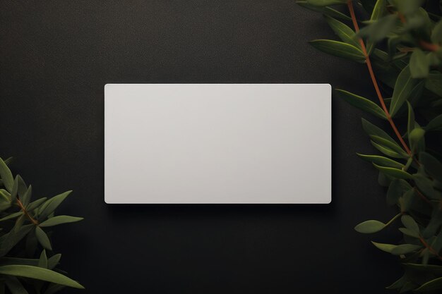 Simple Clean Business Card Mockup generato