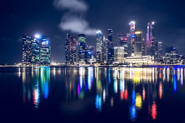 Singapore di notte