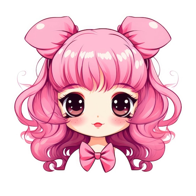 Single kawaii clip art sfondo bianco v 52 Job ID 0879e359d0bf45de9bf81a2afca005e5