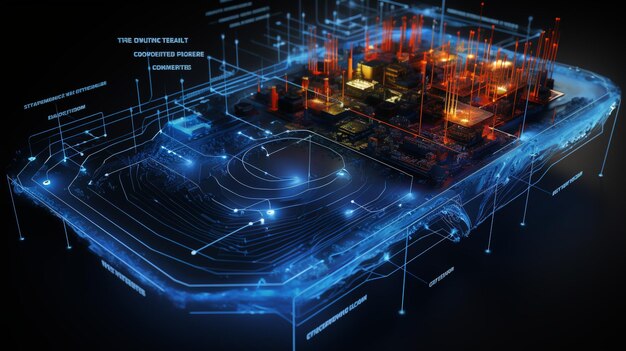 Sintesi di meraviglie tecnologiche dove creatività e innovazione convergono