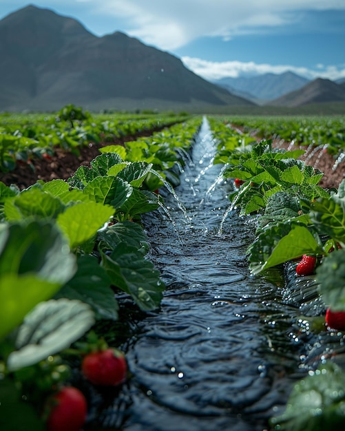 Sistema di irrigazione automatizzato per la conservazione dell'acqua