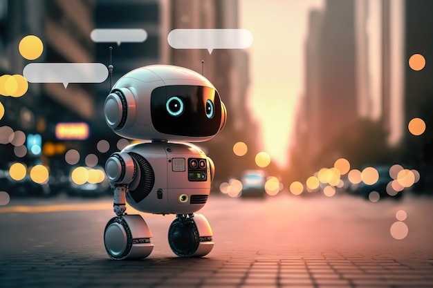 Sistema Intelligenza artificiale ChatGPT Chat Bot AI Tecnologia robot intelligente Ai Chat GPT application software robot application Chat GPT Generative AI