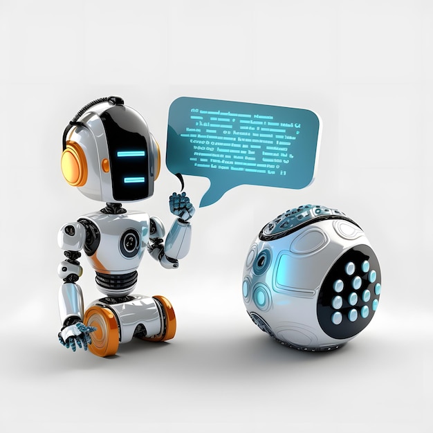 sistema robotico Intelligenza artificiale Chatgpt Chatbot L'intelligenza artificiale comunica la tecnologia intelligente