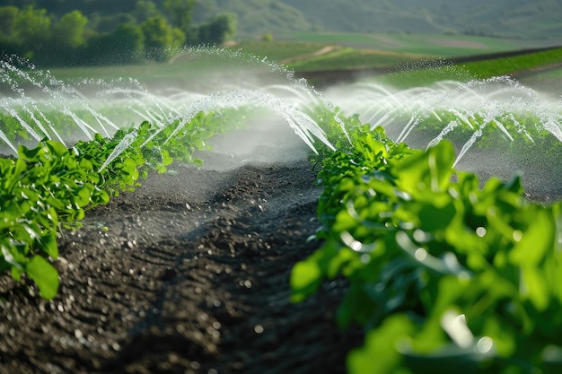 Sistemi di irrigazione di precisione e pratiche agricole che contribuiscono all’uso efficiente dell’acqua