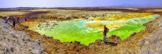 Sito idrotermale di Dallol in Etiopia