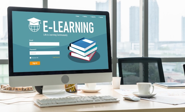 Sito web di elearning con un software modesto per consentire agli studenti di studiare su Internet