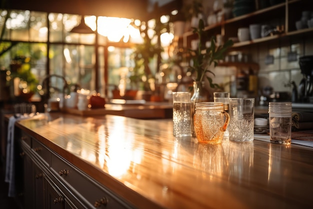 situazione cucina moderna con sfondo sfocato fotografia alimentare pubblicitaria professionale