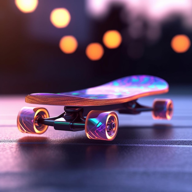 skateboard futuristico