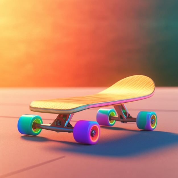 skateboard futuristico