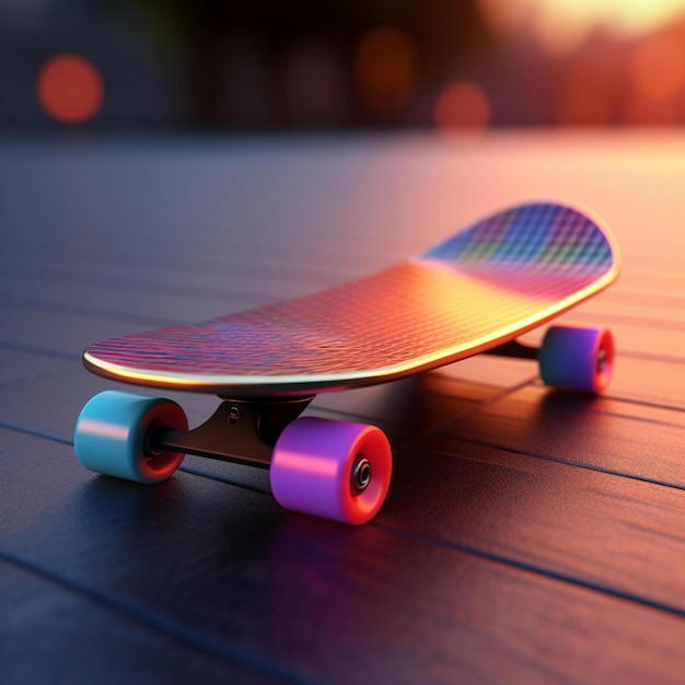 skateboard futuristico