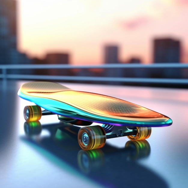 skateboard futuristico