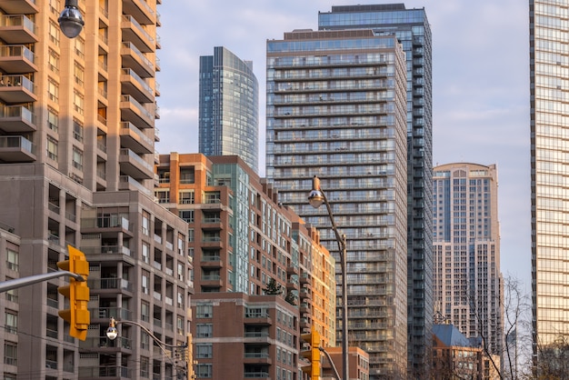 Skyline architectura e edifici a Toronto in Canada