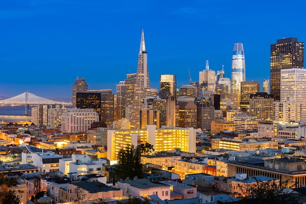 Skyline del centro di San Francisco