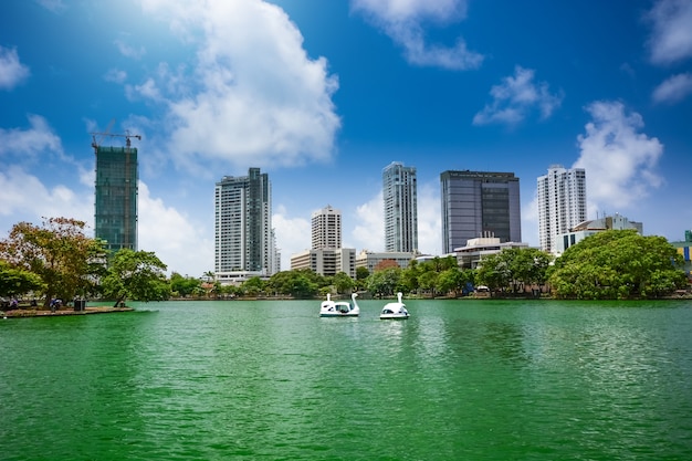 Skyline della città di Colombo, Sri Lanka