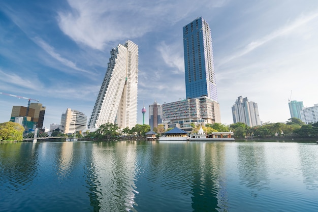 Skyline della città di Colombo, Sri Lanka