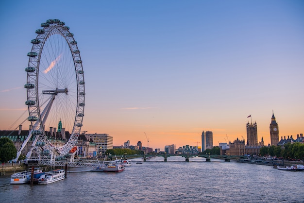 Skyline della città di Londra