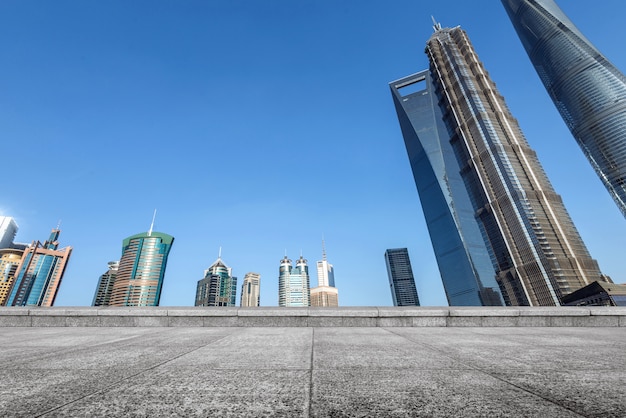 Skyline della città moderna