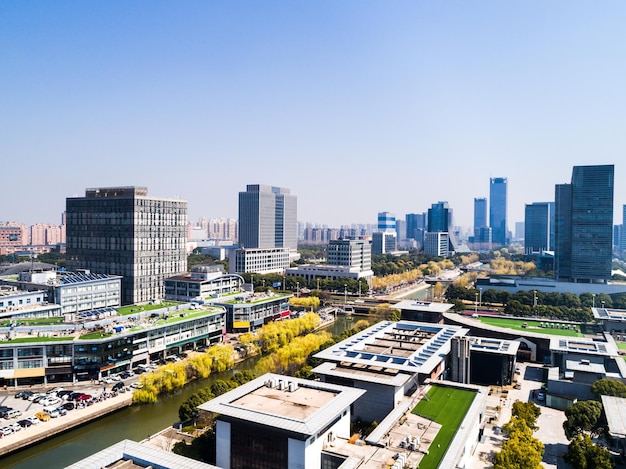 skyline della città moderna