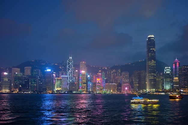 Skyline di Hong Kong. Hong Kong, Cina