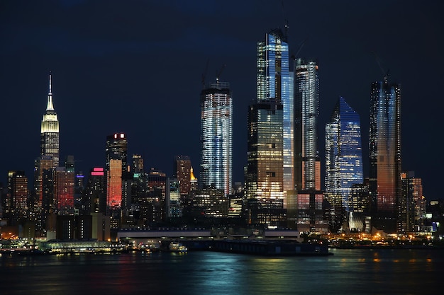 Skyline di Manhattan da New Jersey New York City