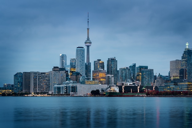 Skyline di Toronto al mattino