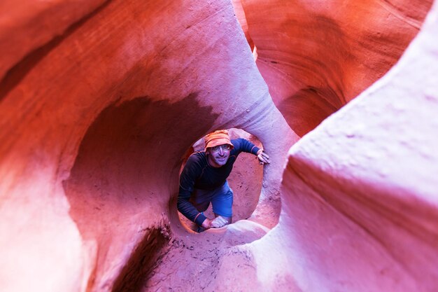 Slot canyon