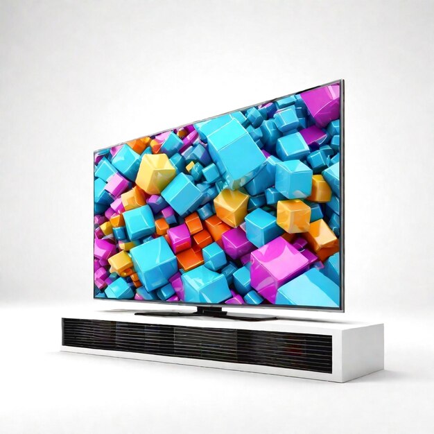 Smart TV moderna generata da Ai