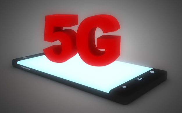 smartphone con numero e lettera