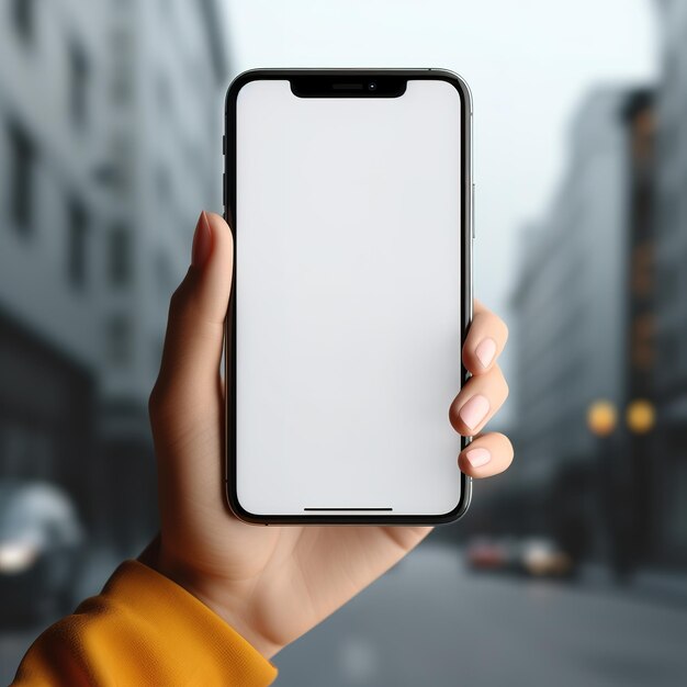 Smartphone mockup