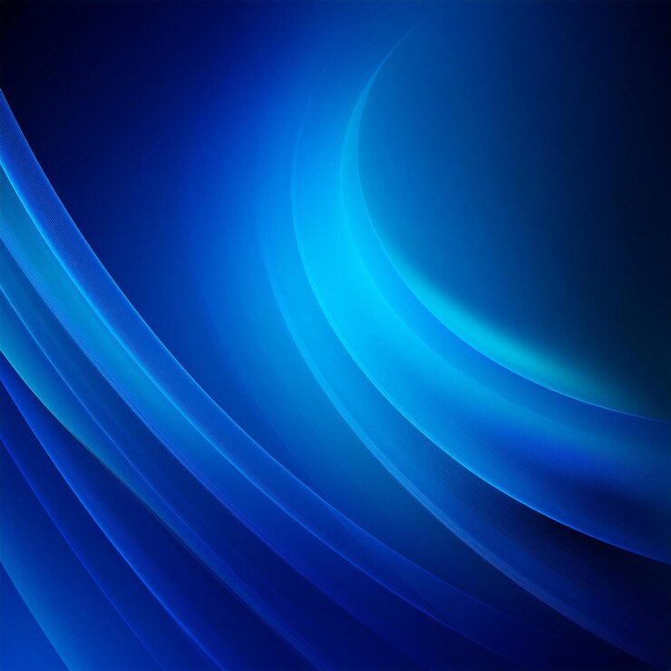 Smooth wave blue background design