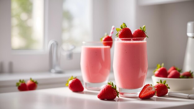 Smoothie alla fragola