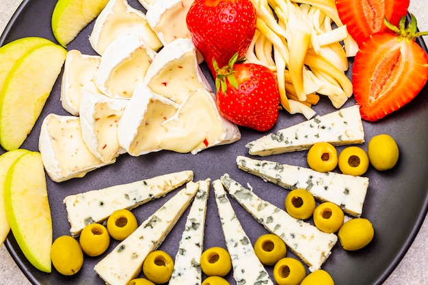 Snack assortiti di formaggi