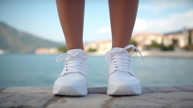 Sneaker da donna AI generativa