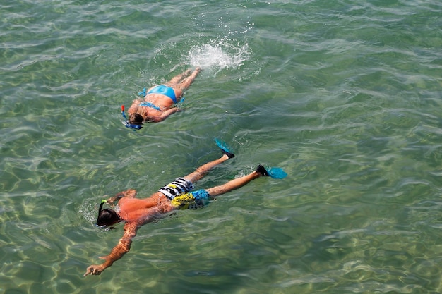 Snorkeling di coppia