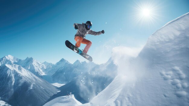 Snowboarder che esegue un elegante handplant su un bordo di halfpipe