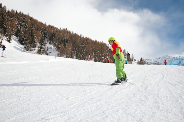 Snowboarder femminile