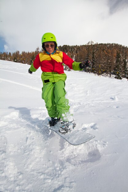 Snowboarder femminile