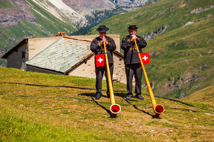 Foto soffiatori di alforno svizzero in svizzera