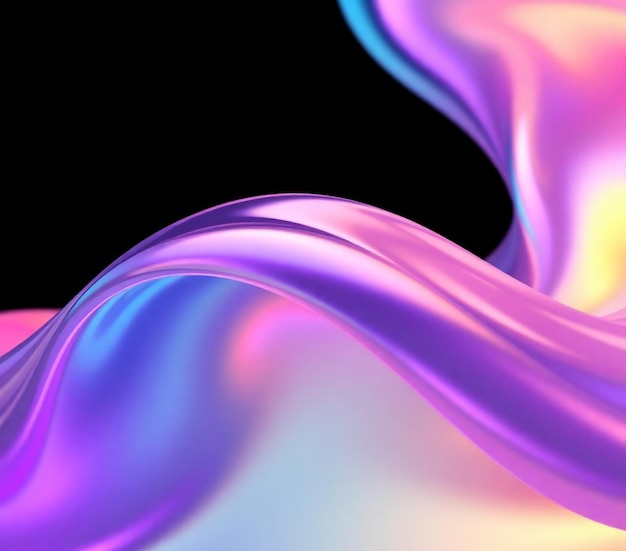 Soft Glowing Blue e Pink Light Streaks (strisce di luce blu e rosa)