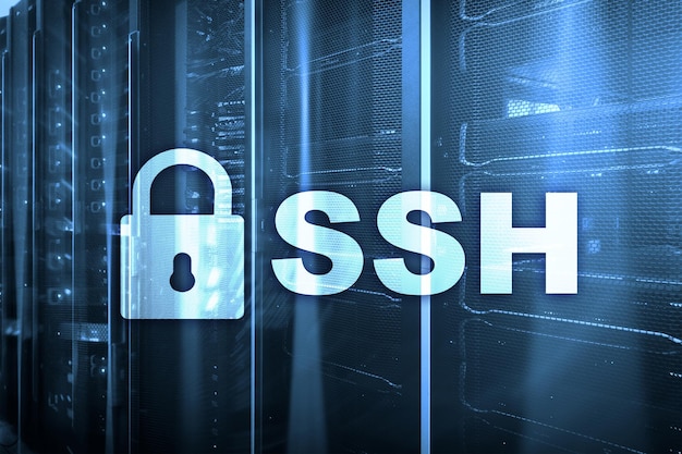 Software e protocollo SSH Secure Shell Protezione dei dati Internet e concetto di telecomunicazione