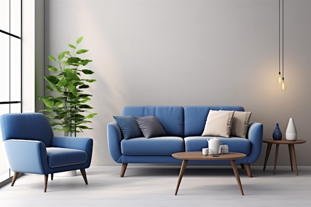 soggiorno moderno con divano