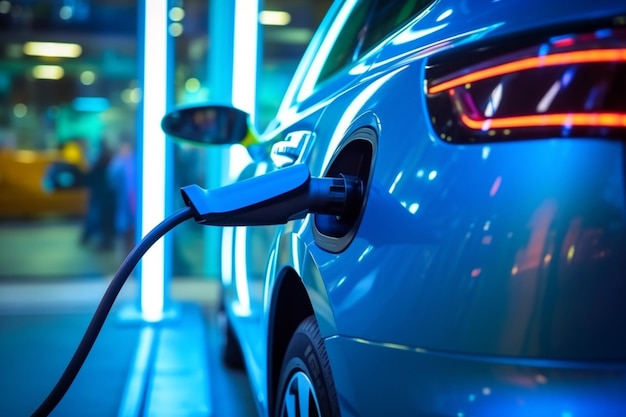 Soluzione di ricarica sostenibile Auto elettrica alimentata da tecnologia a energia pulita