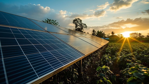 Soluzioni energetiche sostenibili accattivanti Vista aerea del drone di SolarClad