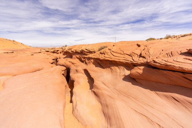 Sopra il canyon di antilope inferiore