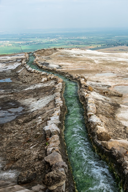 Sorgenti di acqua calda a Pamukkale, Turchia