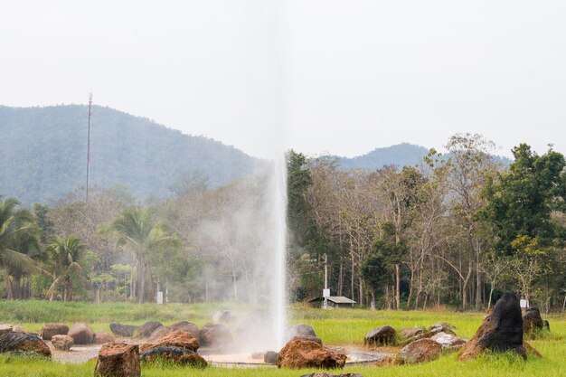 Sorgenti termali di San Kamphaeng a Chiang Mai Thailandia